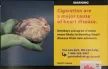 Cigarette package front, English, showing the mandated health warning panel
